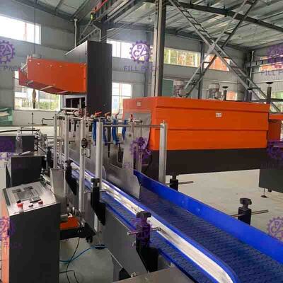 10pcs/Min Bottle Shrink Wrap Machine-Touch screen voor Sapkola