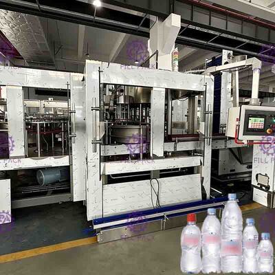 SUS316L Flessenvulmachine Monoblock 3 In 1 De - Schuimafschuimer Geïnstalleerd