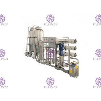 3000LPH het minerale Holle Systeem van de de Machinefilter van het Vezel ultra Zuiverende Water