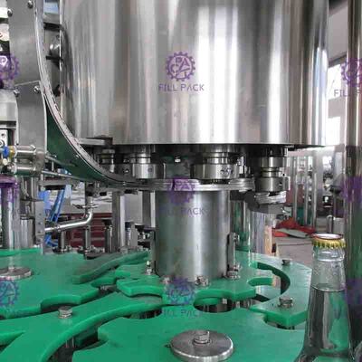 Hoge snelheidsbier het Vullen het Materiaal van de de Flessenvuller van het Machineglas, Evenwichtige Druk