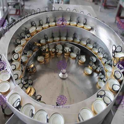 Glasfles 3 in 1 Bierwas het Vullen en het Afdekken Machine voor Trekkracht Ring Cap