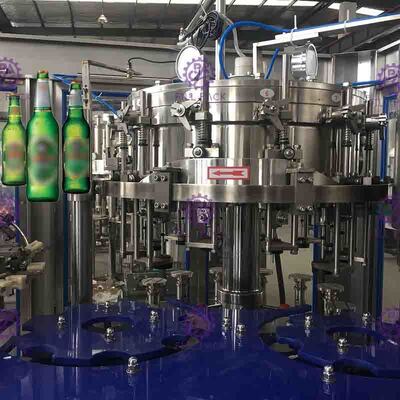 3 in-1 Was het Vullen het Afdekken Machine voor 200ml - 1000ml-Flessenbier