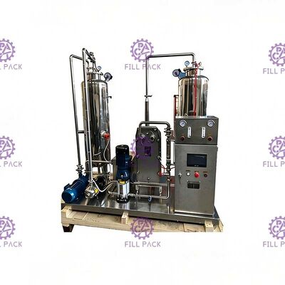 Dubbele Tank met Plaatruilmiddel dat Installatie voor Co2-Mixer 1500L/H carbonateert