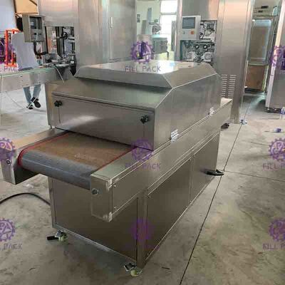 Tunnel van de het Desinfecterende middelsterilisator van 1.5KW 15A 300nm de UV met zelfs waterstroom