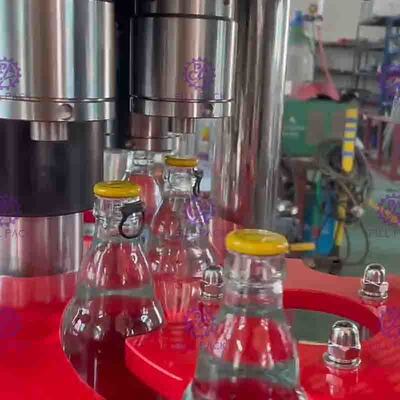 3000BPH de sprankelende Drank het Vullen Machine/Fles die van het Frisdrankenglas Ring Cap trekken