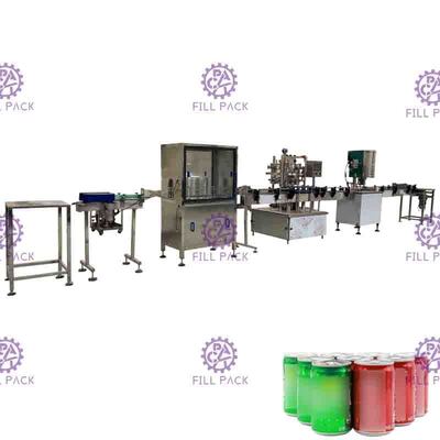 1500BPH PLC Sprankelende Drank het Vullen Machine, Sprankelende Drankproductielijn