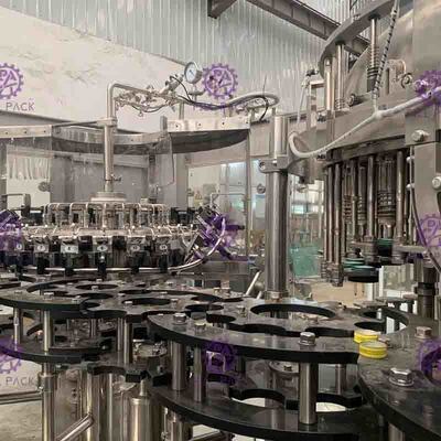 Koffie/Thee/Pulp het Zilver van de de Vullermachine van de Sapfles Grijs met het Recycling van Systeem