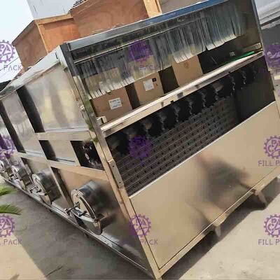 Van de de Verpakkingsmachine van de hoge Capaciteitssus304 Fles Sterilisator 4 Temperatuurstreken