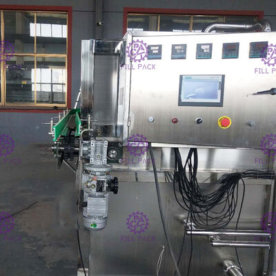 Van de de Verpakkingsmachine van de hoge Capaciteitssus304 Fles Sterilisator 4 Temperatuurstreken