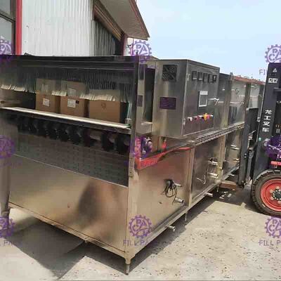 Van de de Verpakkingsmachine van de hoge Capaciteitssus304 Fles Sterilisator 4 Temperatuurstreken