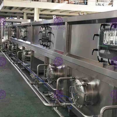 Glas Gebottelde Sap Koelmachine 36℃ - 85℃ voor Hete het Vullen Machine