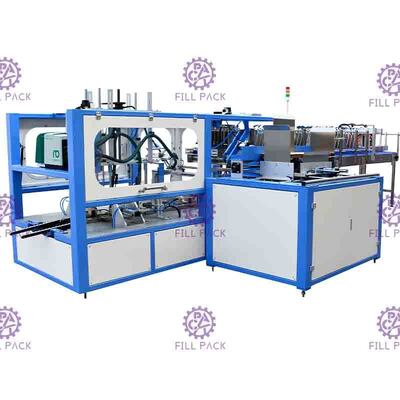 De dubbele Verpakkende Machine van de rij automatische Fles voor film het verpakken krimpt