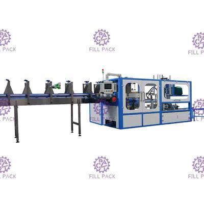 De dubbele Verpakkende Machine van de rij automatische Fles voor film het verpakken krimpt