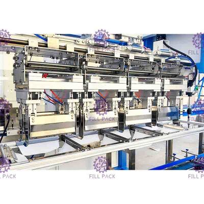 Het hete de Machine van de het Gevalverpakker van de Lijmfles automatische ononderbroken voeden