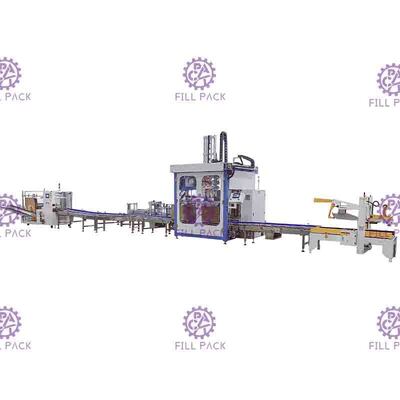 De pneumatische/Elektrische Machine van de Flessenverpakking, Karton die Materiaal vormen