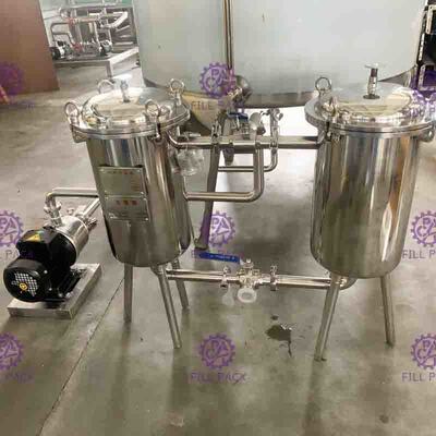 Dubbele Muur Elektrische het Verwarmen Suiker Smeltende Pot/Tank voor Frisdrankenproductielijn