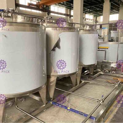 De Gemengde Op smaak gebrachte Lychee van de drankthee 3000L/H Juice Preparation Equipment Plant System