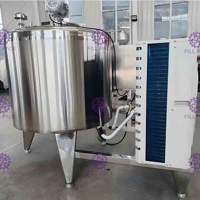 6000L het verse van het het Systeemsus304 Jasje van de Melk Directe Koelijskast van de Opslagtank Horizontale Type