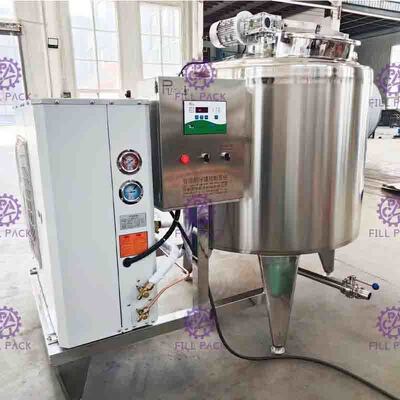 6000L het verse van het het Systeemsus304 Jasje van de Melk Directe Koelijskast van de Opslagtank Horizontale Type