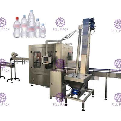 Steriele Hoge Veiligheidswater het Vullen Machine0.5l Plastic Fles Monoblock Aseptische 0.5MPA