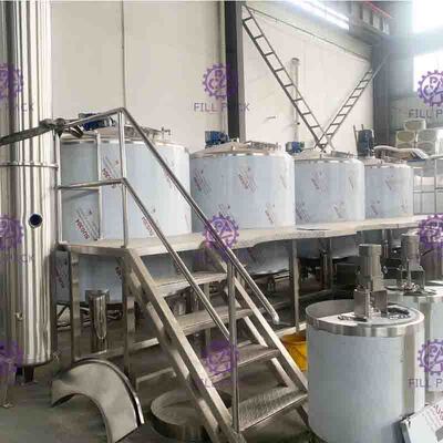Stoomjasje die Juice Processing Equipment With Agitator verwarmen