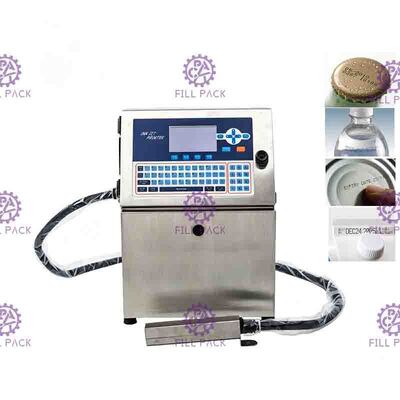 Hoog snelheids-PET-flessen Inkjetprinter Olie-inktprinter/drukmachine/apparatuur/lijn/eenheid voor codering van batch-logo's en -datums