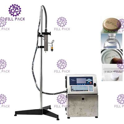 Hoog snelheids-PET-flessen Inkjetprinter Olie-inktprinter/drukmachine/apparatuur/lijn/eenheid voor codering van batch-logo's en -datums