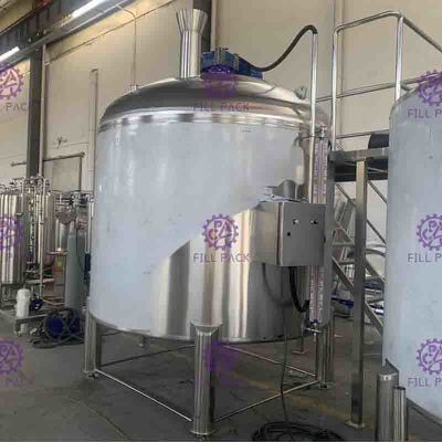 2000L roestvrij staal die Tank voor Juice Processing Equipment mengen