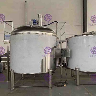 2000L roestvrij staal die Tank voor Juice Processing Equipment mengen