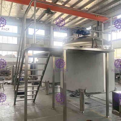 2000L roestvrij staal die Tank voor Juice Processing Equipment mengen