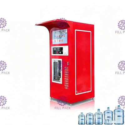 Muntstuk en Bill Purified Water Bottle Vending-Machine 10L/Min 550W 0.5MPA