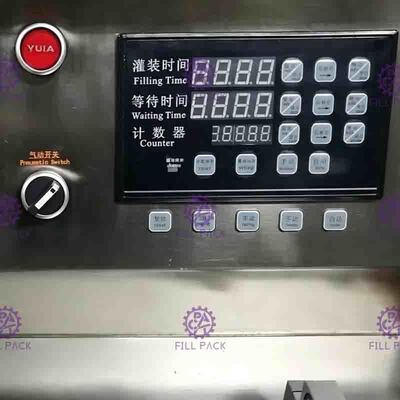 Semi Automatische Tribune op Zakwater het Vullen Machinedesktop 10 Pijpen Juice Milk