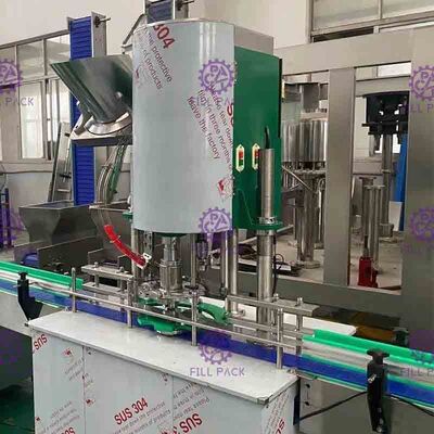 2000BPH automatische Zuivere het Water Bottelmachine van 2L, de Vullercapsuleermachine van Flessenrinser