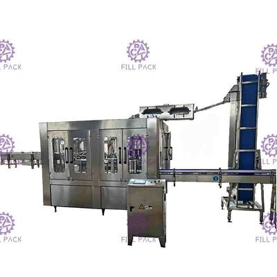 het Water van 2L Monoblock het Spoelen het Vullende het Afdekken de Fles van het Machinehuisdier Zuivere Drinken 0.5Mpa