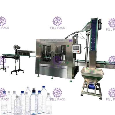 Minerale Drinkwater het Vullen Machine 3000BPH met PLC Controle