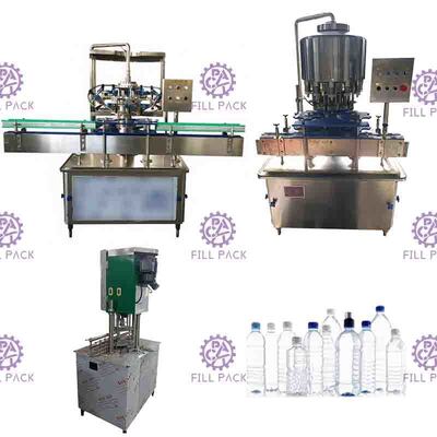 2000BPH automatische Drinkwater het Vullen Machine voor Kleine HUISDIERENfles