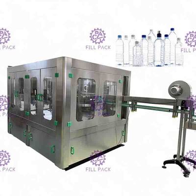 PLC Controle 3 in 1 Water het Vullen Machine SUS304 met Schroefdeksel