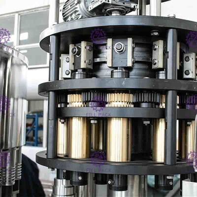 Het industriële Monoblock-het Vullen Bottelende Materiaal van de Machine Semi Automatische Frisdrank