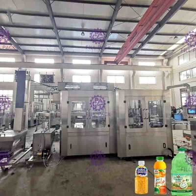 24 hoofdsap het Vullen Machine 8000 Plastic Flessen per Uurschroefdeksels