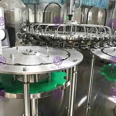 Automatische 4 in 1 Juice Filling Machine-Korrel van het de Pulpfruit van Monoblock van HUISDIERENflessen