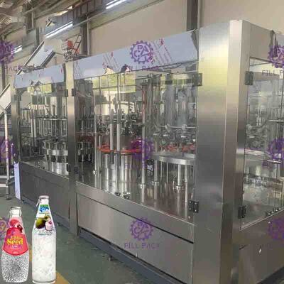 Automatische Juice Fruit Pulp Filling Capping-Machine 3 in 1 Monoblock-Korreldrank