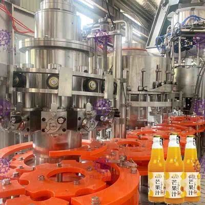 Automatische Juice Fruit Pulp Filling Capping-Machine 3 in 1 Monoblock-Korreldrank