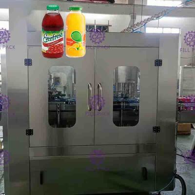 Auto 3 in 1 DRAAI van Juice Filling Equipment With van de Pulpkorrel Oranje VAN Schroefdeksel