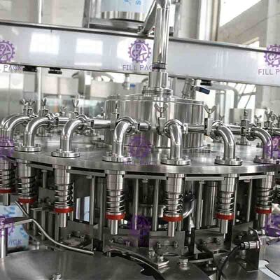 6000BPH Juice Filling Machine met achterstroomsysteem met PLC sontrol