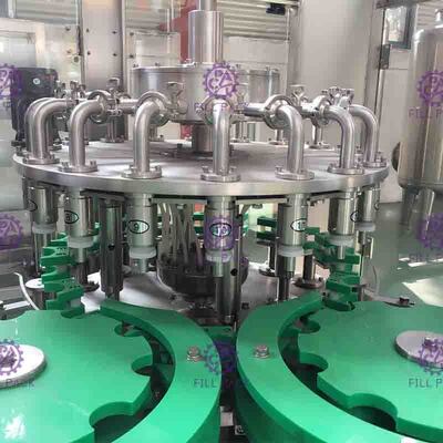 38mm Flessenhals 24 Hoofdsap het Vullen Machine met Temperatuurcontrole