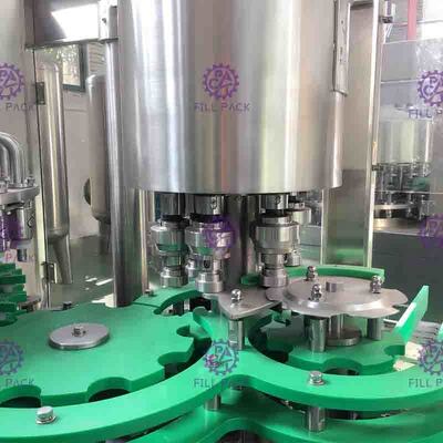 38mm Flessenhals 24 Hoofdsap het Vullen Machine met Temperatuurcontrole