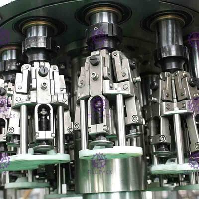 20000BPH Sprankelende de Drank Vullende Lijn 3 van de aloëpulp Juice Filling Machine Glass Bottle in 1
