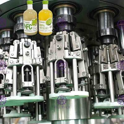 Full Auto-Glasfles Vloeibare het Vullen Machine, Fruit Juice Filler 8000BPH