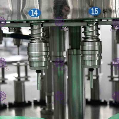 0.4Mpa 8000BPH Heet Vullend Oranje Juice Machine For Glass Jars met Draai van Kappen
