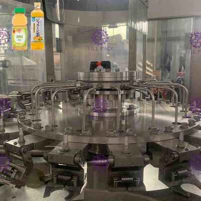 Van de het Sap Vullende Machine van de hoge Capaciteitspulp de Flessenplc Plastic Controle